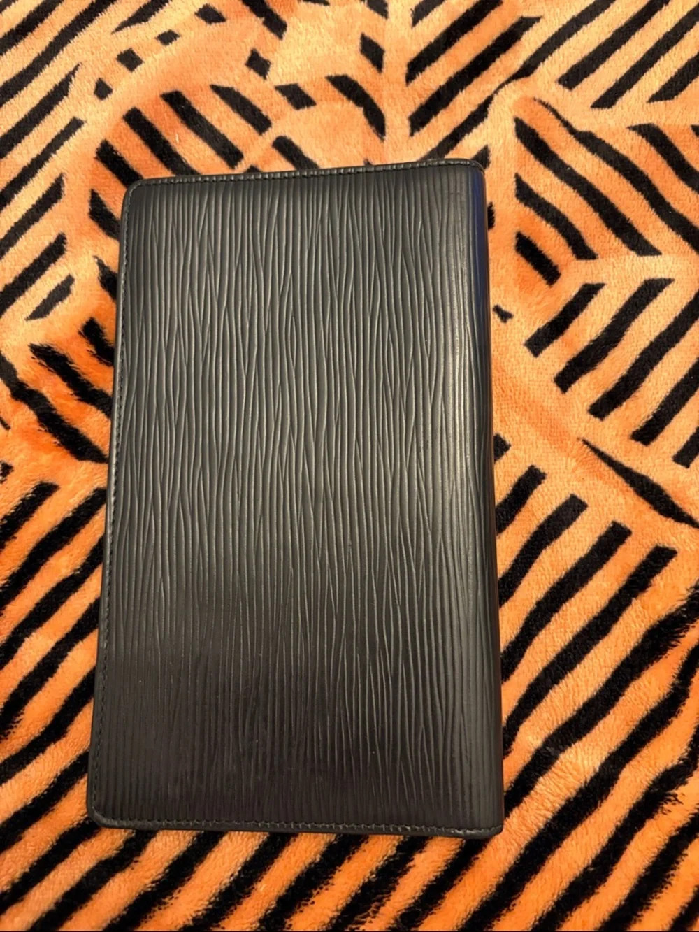 Louis Vuitton Black Epi Leather Money Clip Wallet